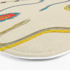 Locupletissimi rerum naturalium - vol. 2 - Albertus Seba Colorful Snake Floral Arrangement Bath Mat Gallery Image 3