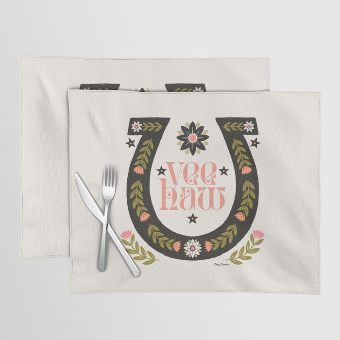 Yee Haw Horseshoe Placemat Gallery Image 1