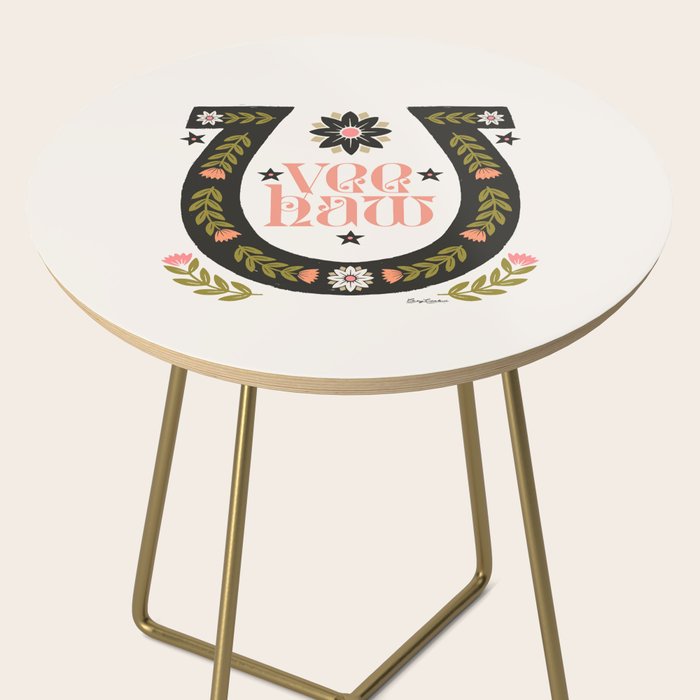 Yee Haw Horseshoe Side Table Gallery Image 2