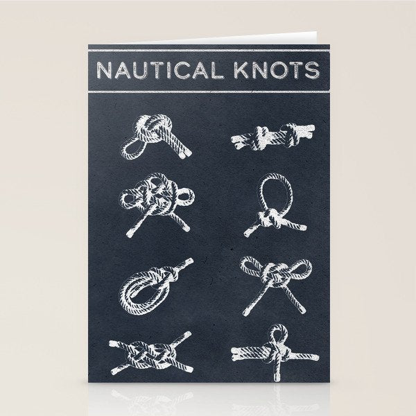 Nautical Knots Type Stationery Card Gallery Image 2