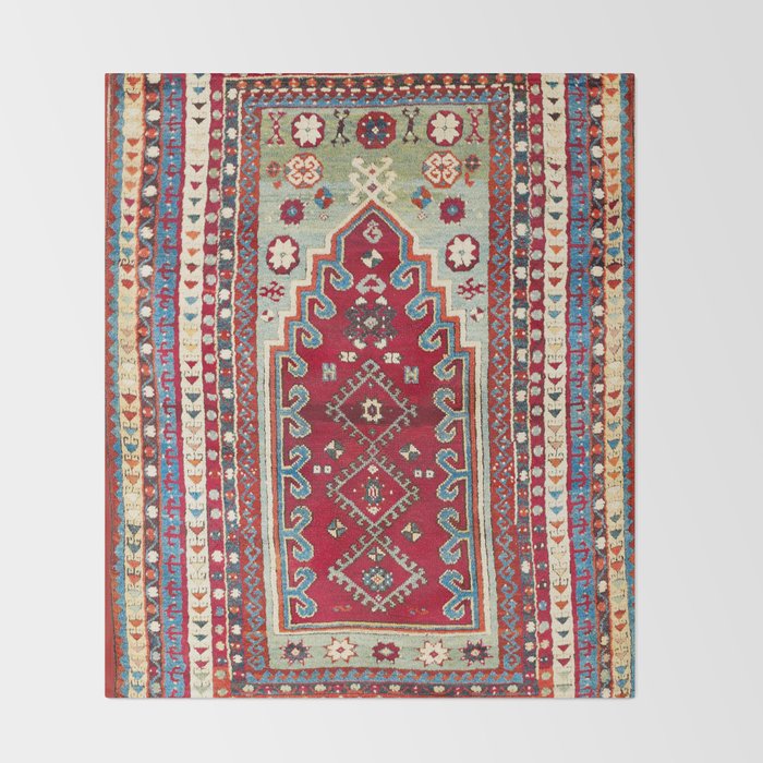 Sivas Central Anatolian Niche Rug Print Throw Blanket Gallery Image 2