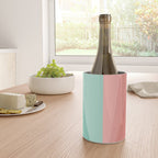 Geometric Triangles VII Pink and Green Wine Chiller Gallery Image 4