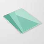 Geometric Triangles VII Pink and Green Notebook Gallery Image 3