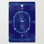 She Believed - Navy & Turquoise Palette Cutting Board Gallery Image 1