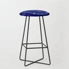 She Believed - Navy & Turquoise Palette Stool Gallery Image 1