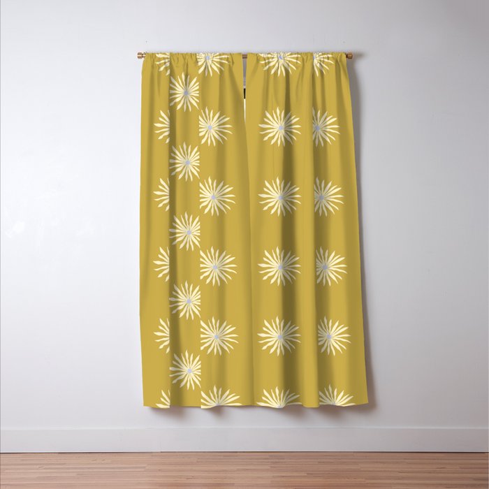Retro Sun  Window Curtain Gallery Image 3