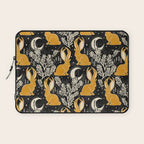 Jackalope - black & marigold  Laptop Sleeve Gallery Image 1