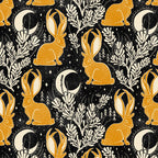 Jackalope - black & marigold  Coffee Mug Gallery Image 2