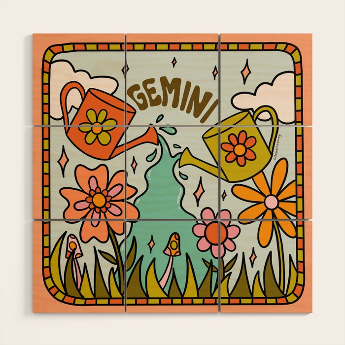 Gemini Garden Wood Wall Art Gallery Image 1