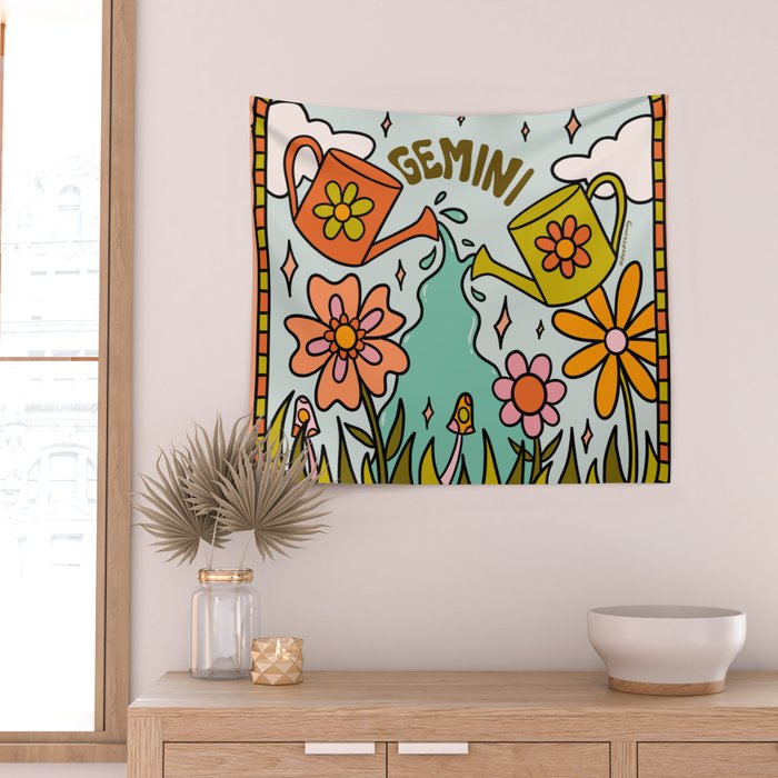 Gemini Garden Wall Tapestry Gallery Image 2