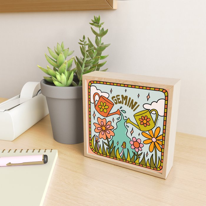 Gemini Garden Mini Art Print Gallery Image 2