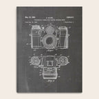 Camera Patent - Photography Art - Black Chalkboard Notebook Gallery Image 4