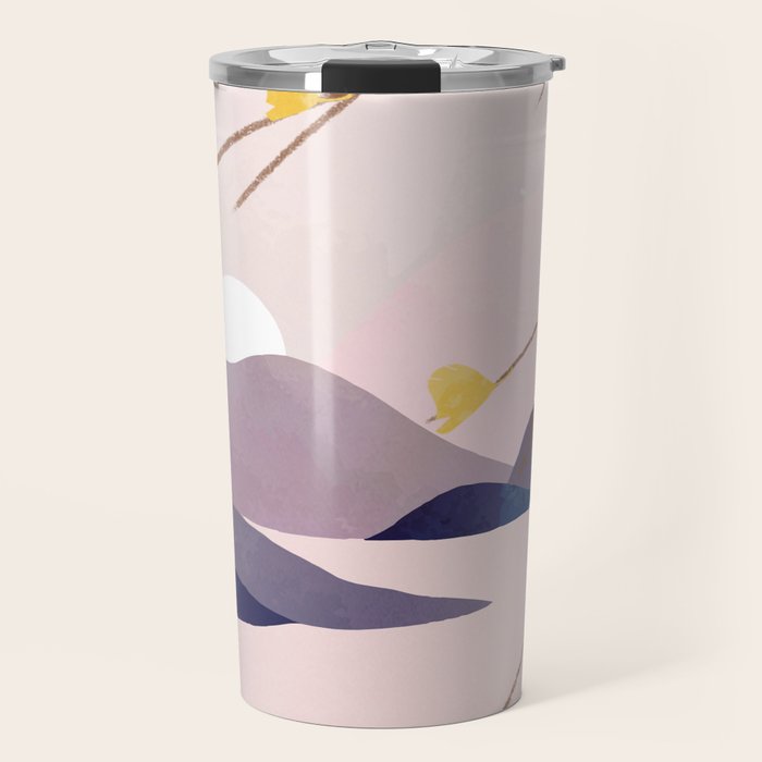 Midnight Bloom 02 Travel Mug Gallery Image 1