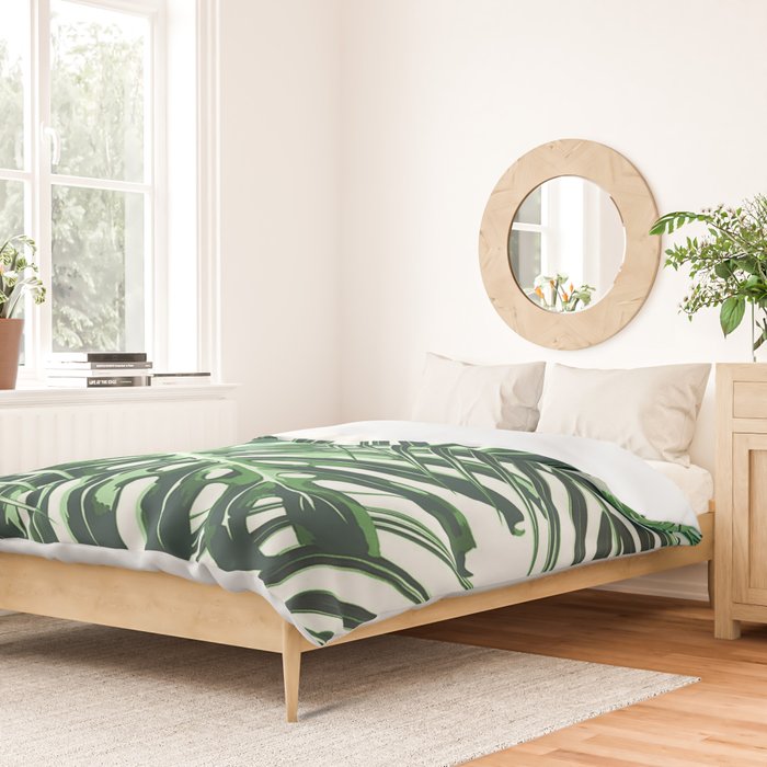 Tropical Leaves 4 Duvet Cover Gallery Image 2
