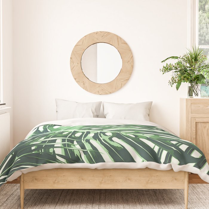 Tropical Leaves 4 Duvet Cover Gallery Image 3