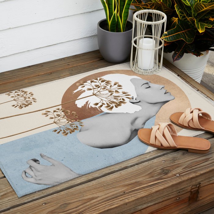 Gentle Beauty 8 Outdoor Rug Gallery Image 2