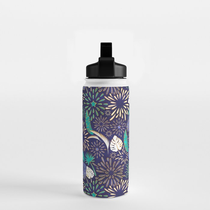 Tropical fireworks Water Bottle Gallery Image 2