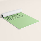 The day you plant the seed is not the day you eat the fruit Yoga Mat Gallery Image 2