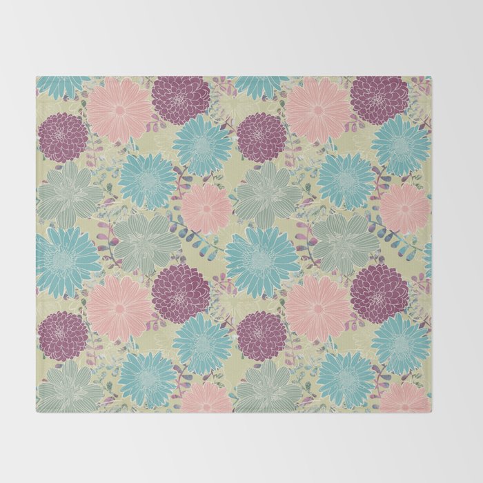 September Blooms Throw Blanket Gallery Image 2