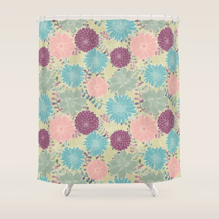 September Blooms Shower Curtain Gallery Image 1