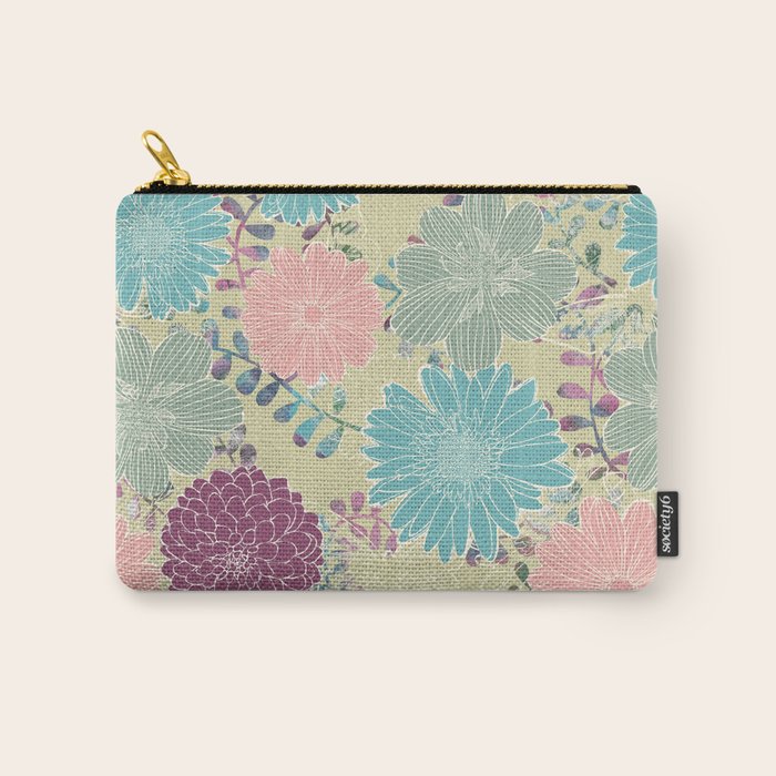 September Blooms Carry All Pouch Gallery Image 1