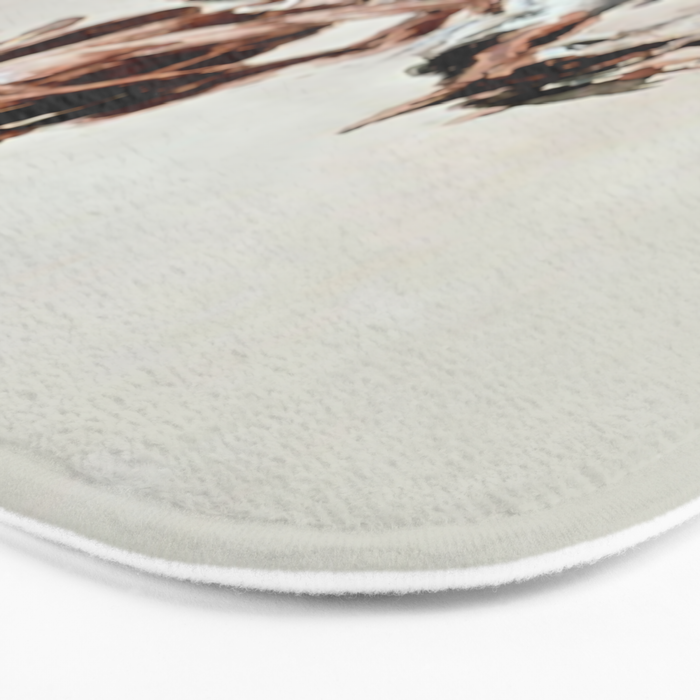 âPowderfaceâ Western Art by Charles M Russell Bath Mat Gallery Image 3