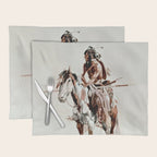âPowderfaceâ Western Art by Charles M Russell Placemat Gallery Image 1