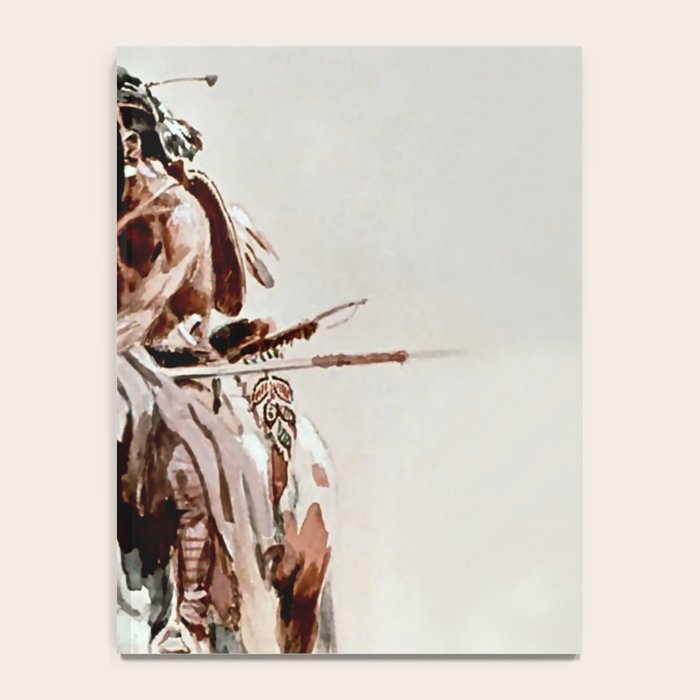 âPowderfaceâ Western Art by Charles M Russell Notebook Gallery Image 4