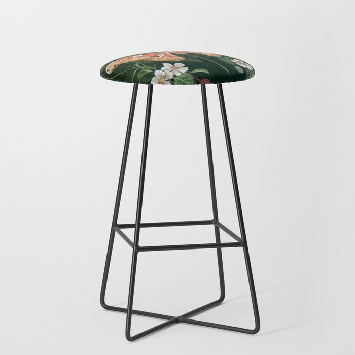 Atlas Moth Magnolia Stool Gallery Image 1