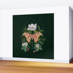Atlas Moth Magnolia Wall Mural Gallery Image 2