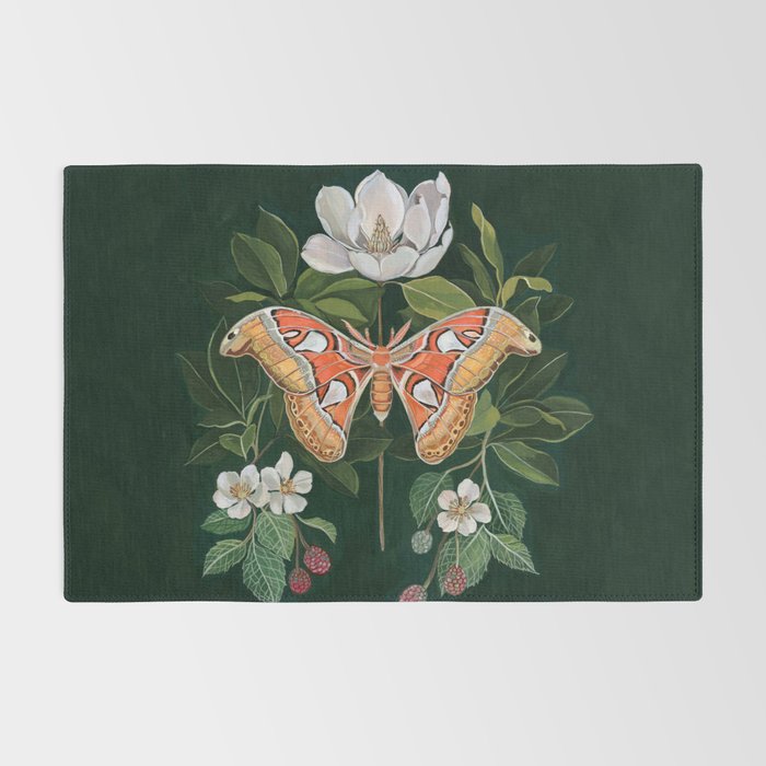 Atlas Moth Magnolia Rug Gallery Image 2