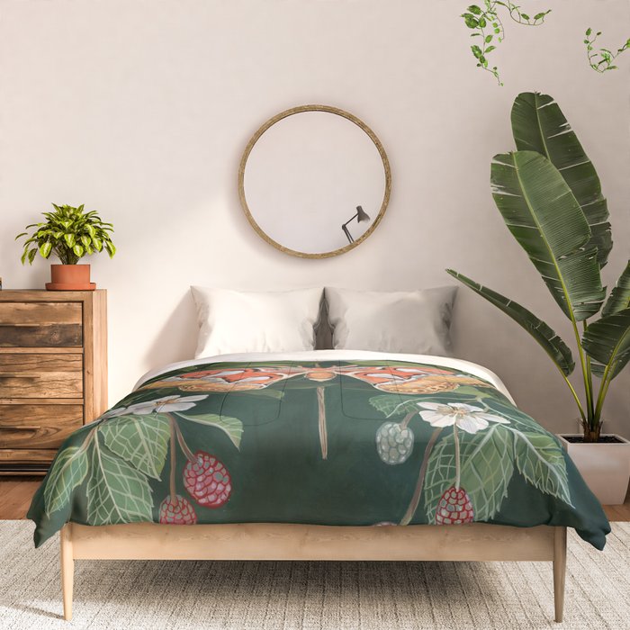 Atlas Moth Magnolia Comforter Gallery Image 3