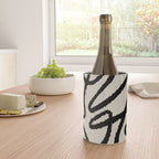 Line art abstract black 1 Wine Chiller Gallery Image 4