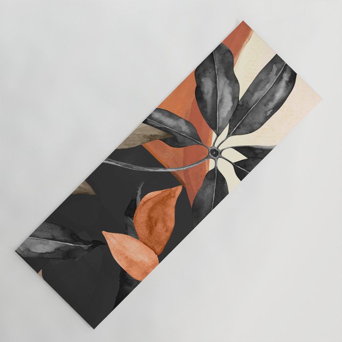 Abstract Art Tropical Leaves 161 Yoga Mat Gallery Image 1