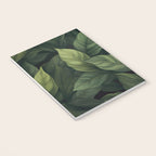 Lush Green Leaf Serenity Calm Garden Vibes Notebook Gallery Image 3
