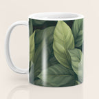 Lush Green Leaf Serenity Calm Garden Vibes Coffee Mug Gallery Image 3