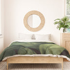 Lush Green Leaf Serenity Calm Garden Vibes Duvet Cover Gallery Image 3