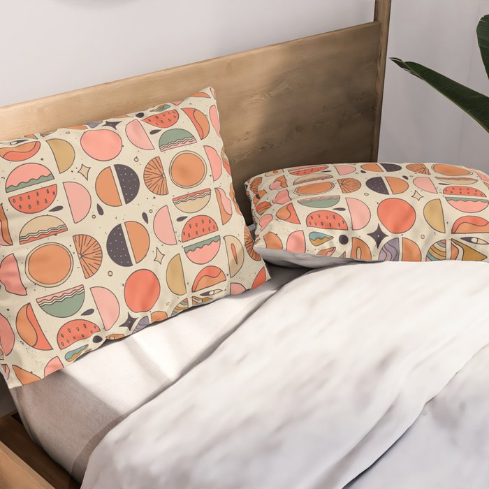 Retro Fruits Pillow Sham Gallery Image 2