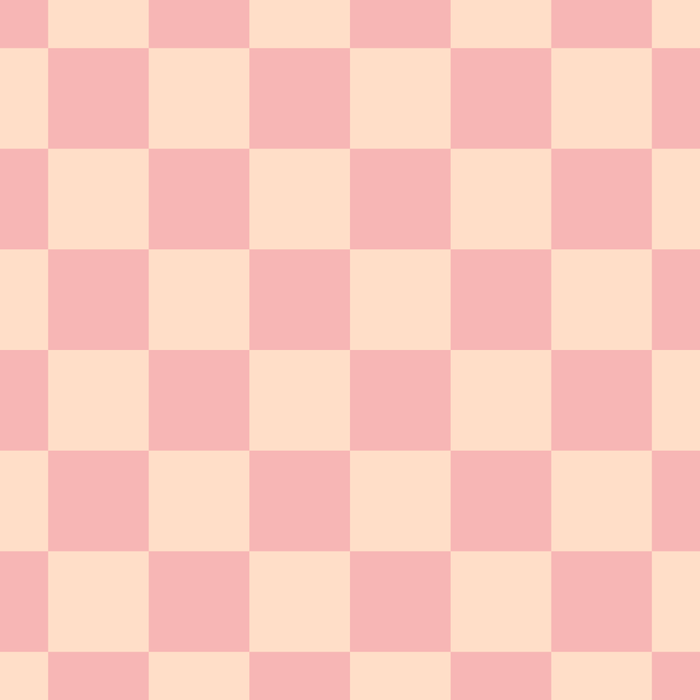 Checkerboard Check Checkered Pattern in Blush Pink and Cream Coffee Mug Gallery Image 2
