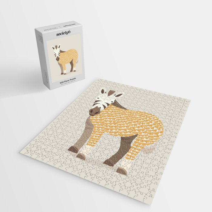 Whimsical Zebra Jigsaw Puzzle Gallery Image 2