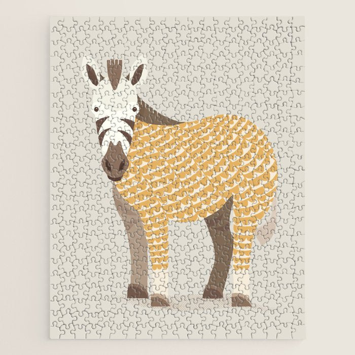 Whimsical Zebra Jigsaw Puzzle Gallery Image 1