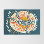 Dead inside but Positive - embrace your inner optimist Rug Gallery Image 2