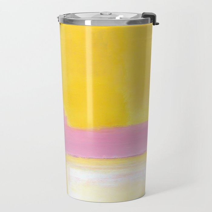 Mark Rothko - No 16 / No 12 (Mauve Intersection) Artwork Travel Mug Gallery Image 2
