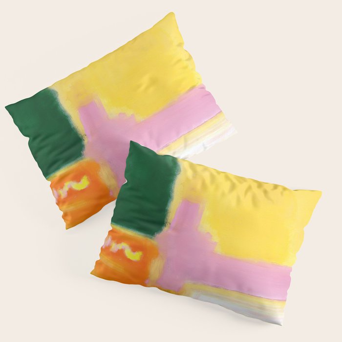 Mark Rothko - No 16 / No 12 (Mauve Intersection) Artwork Pillow Sham Gallery Image 3