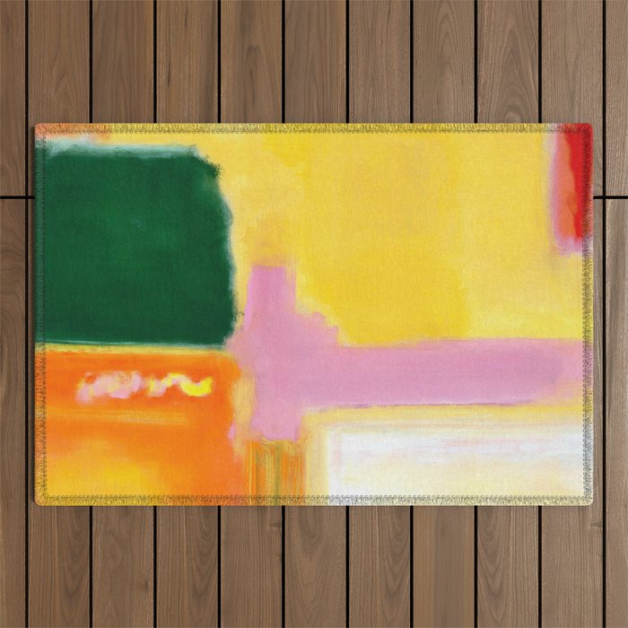 Mark Rothko - No 16 / No 12 (Mauve Intersection) Artwork Outdoor Rug Gallery Image 1