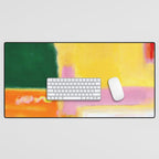 Mark Rothko - No 16 / No 12 (Mauve Intersection) Artwork Desk Mat Gallery Image 1