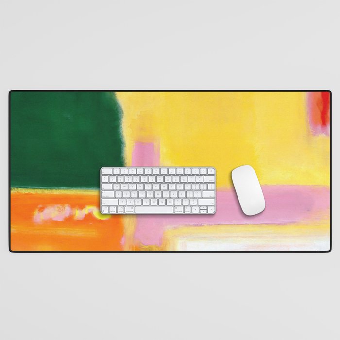 Mark Rothko - No 16 / No 12 (Mauve Intersection) Artwork Desk Mat Gallery Image 1