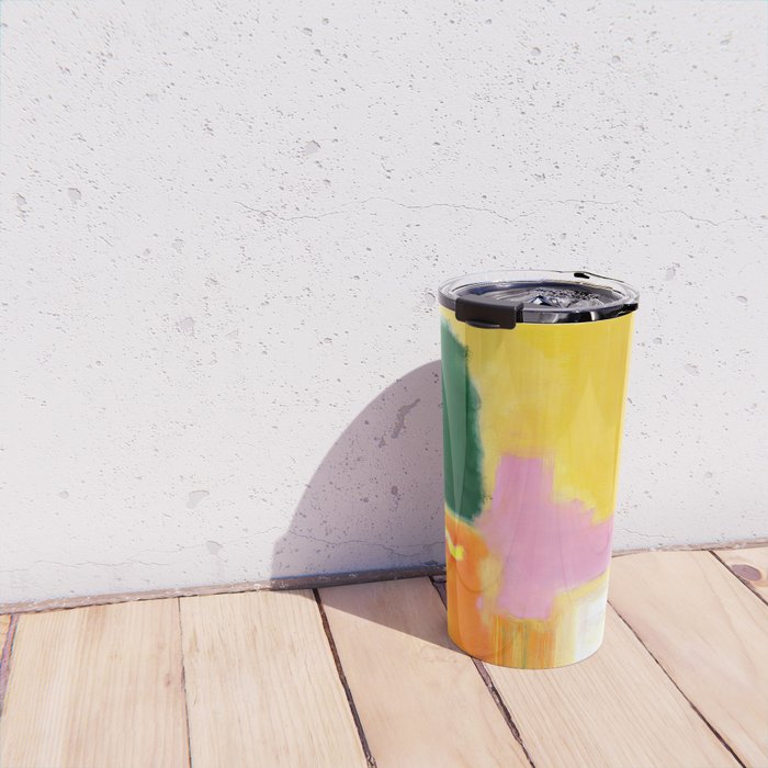 Mark Rothko - No 16 / No 12 (Mauve Intersection) Artwork Travel Mug Gallery Image 4