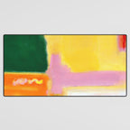 Mark Rothko - No 16 / No 12 (Mauve Intersection) Artwork Desk Mat Gallery Image 3