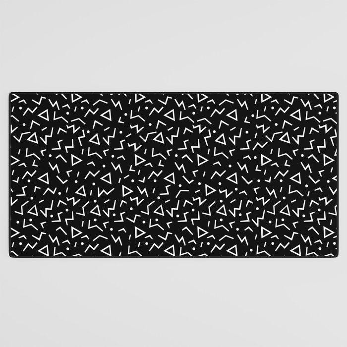 Memphis Pattern 11 - 80s Retro Desk Mat Gallery Image 3
